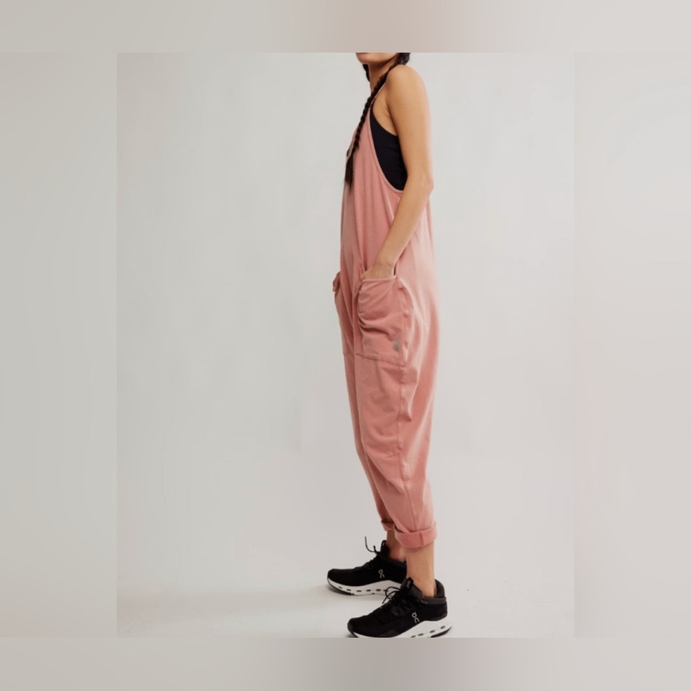 NWT Free People FP Movement Hot Shot Onesie - Petal Pink - Medium - Picture 6 of 11
